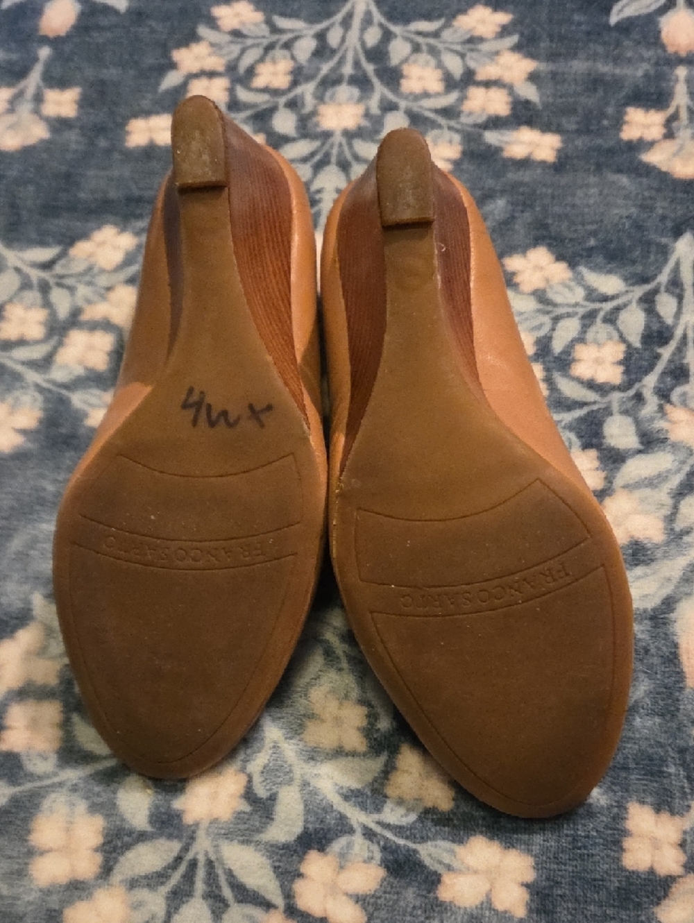 Nude Wedge Heels - Picture 7 of 8